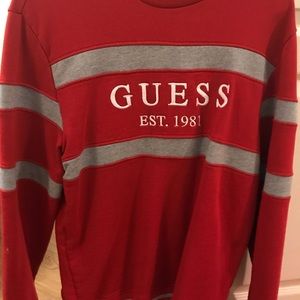 Never worn Guess sweatshirt selling for $ 35